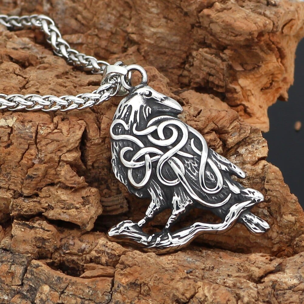 Raven Necklace Odin's Companion