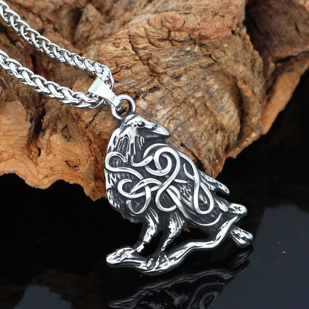 Raven Necklace Odin's Companion
