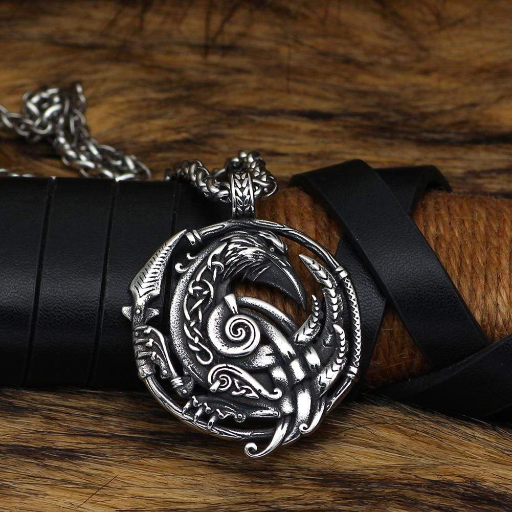 Odin's Raven Necklace