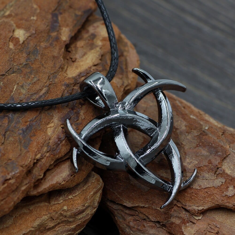 "Gift of Poetry" Necklace Triple Horn of Odin