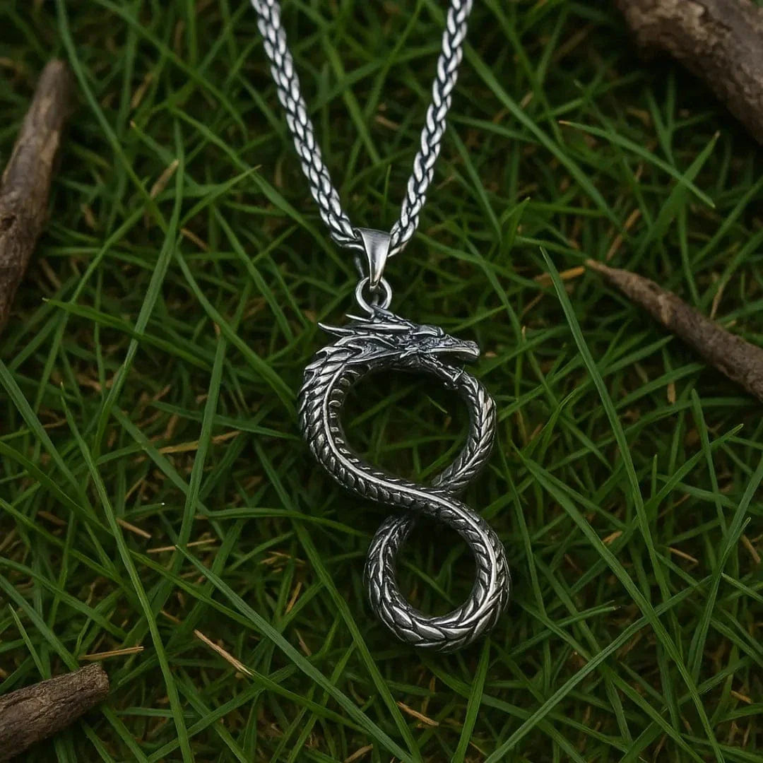 Ouroboros Dragon Necklace