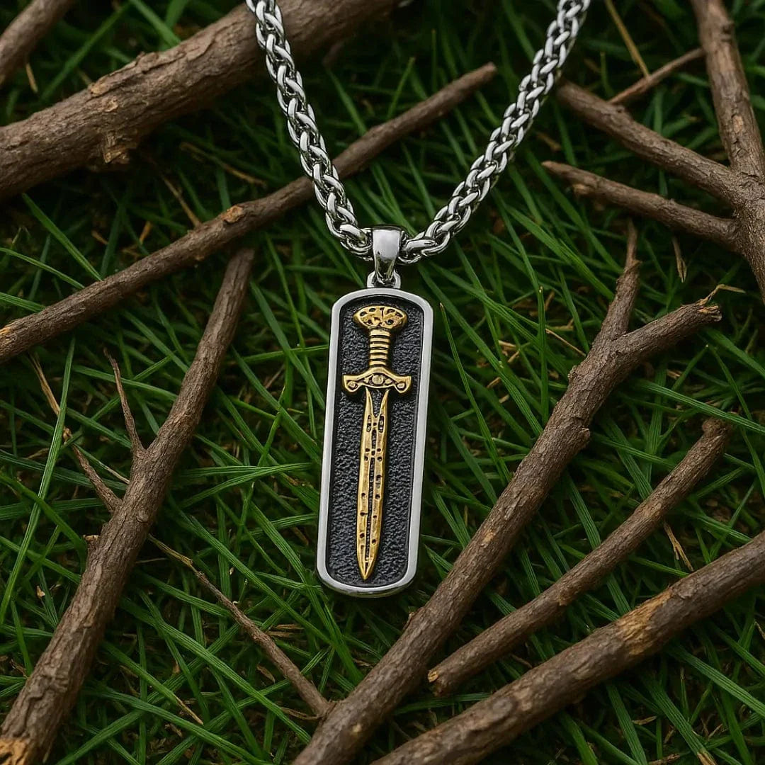 Viking Combat Sword Necklace