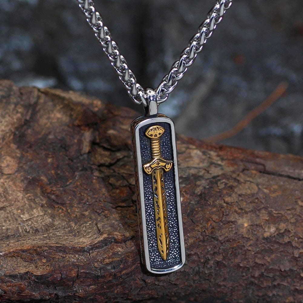 Viking Combat Sword Necklace