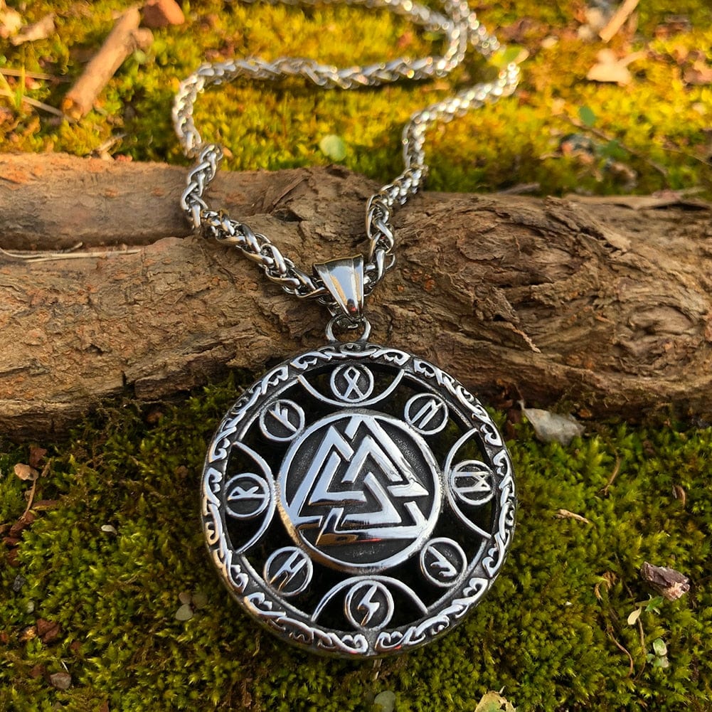 Valknut Rune Necklace