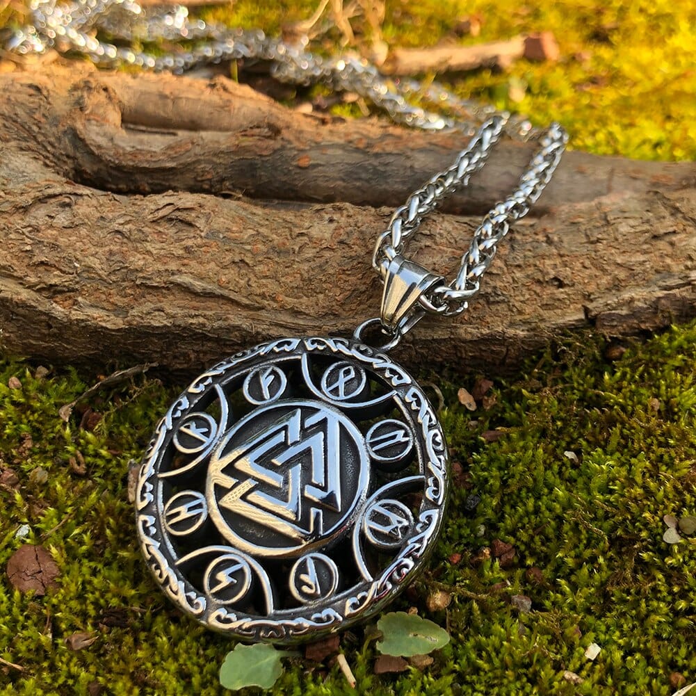 Valknut Rune Necklace