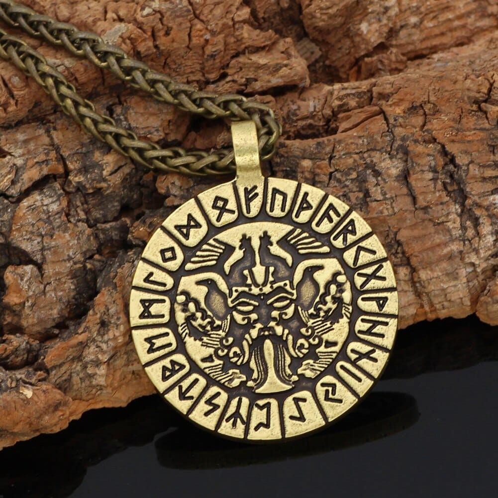 Odin's Face Rune Necklace