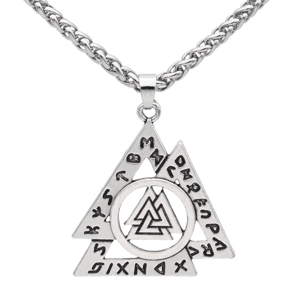 Interlocked Valknut Necklace