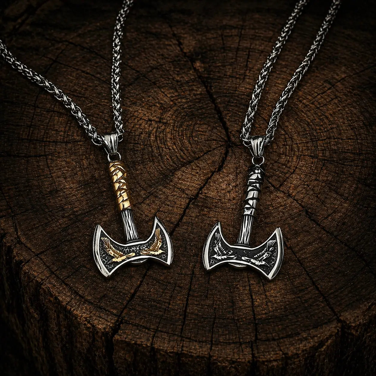 Viking Necklace "Odin's Echo Amulet"