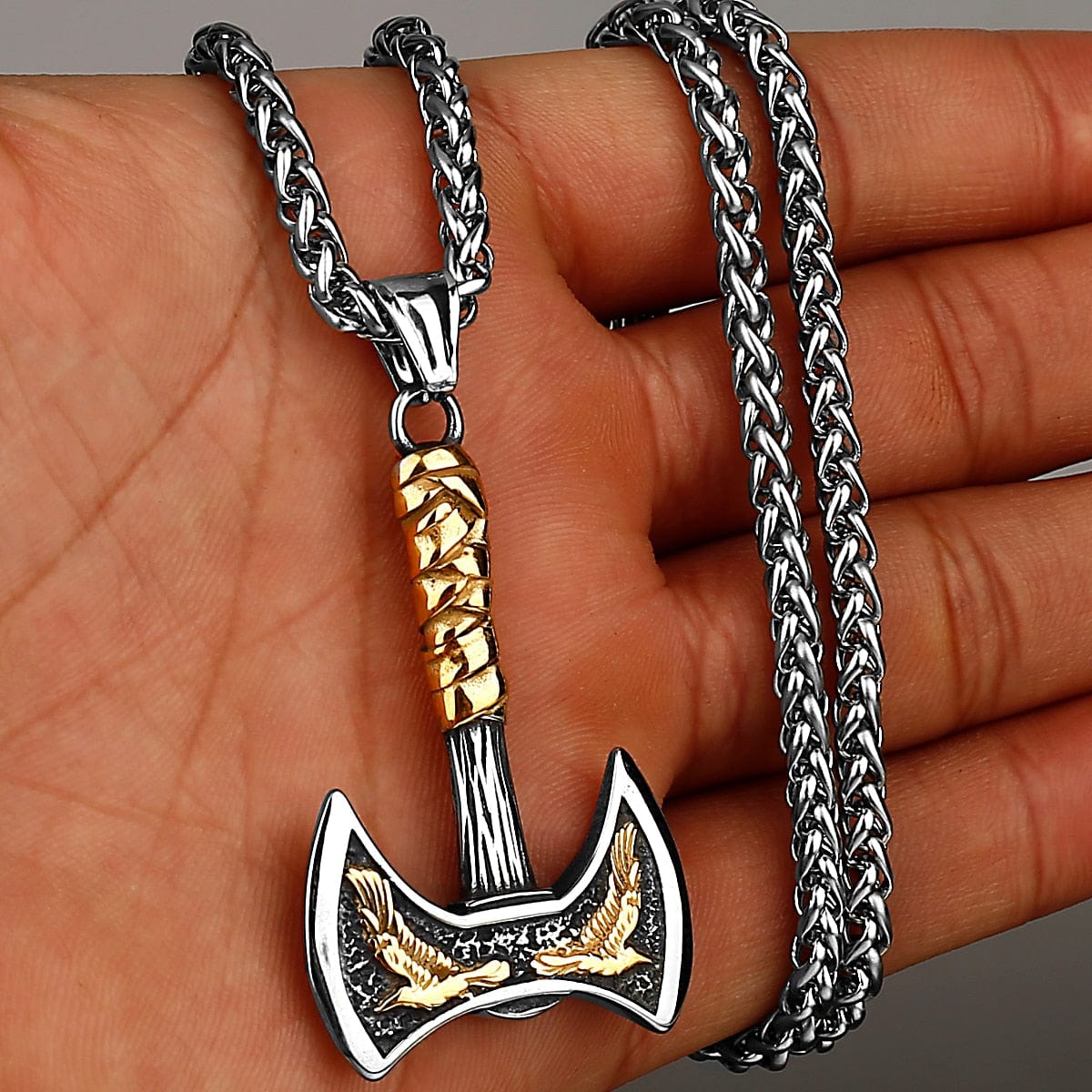 Viking Necklace "Odin's Echo Amulet"