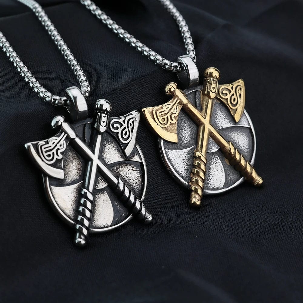 Viking Necklace - Axe Shield