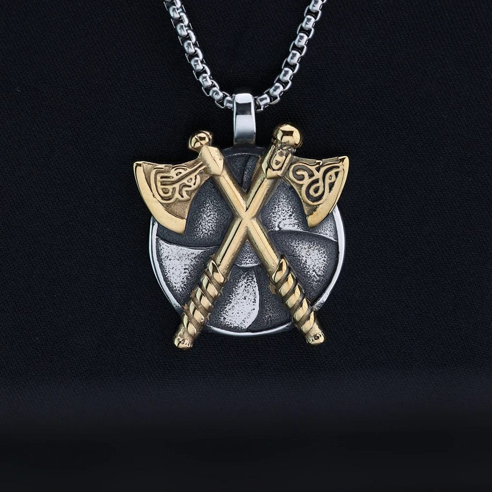 Viking Necklace - Axe Shield
