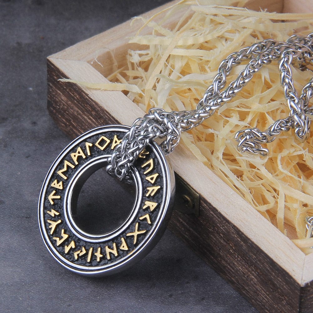 Viking Necklace "Necklace of the Uthark Oracle"