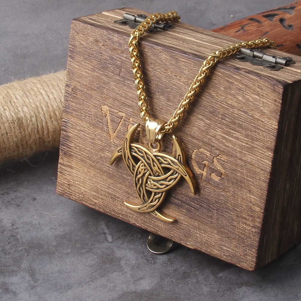 Viking Necklace "Necklace of the Horns of Ragnarök"