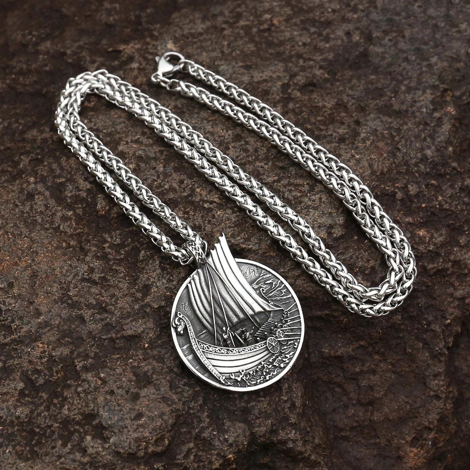 Viking Necklace - Drakkar of the Ancient Seas