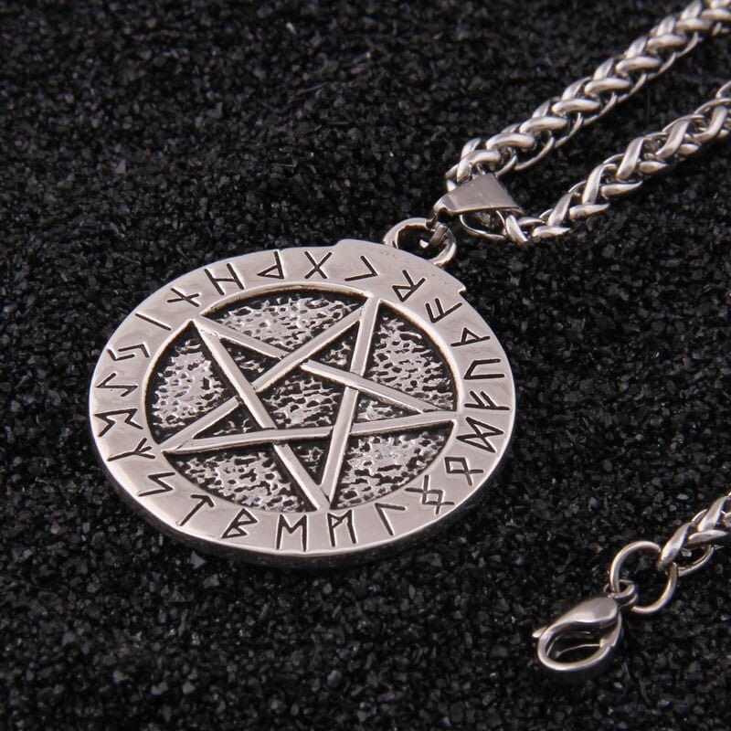 Sterling Silver 925 Pendant - The Runic Star