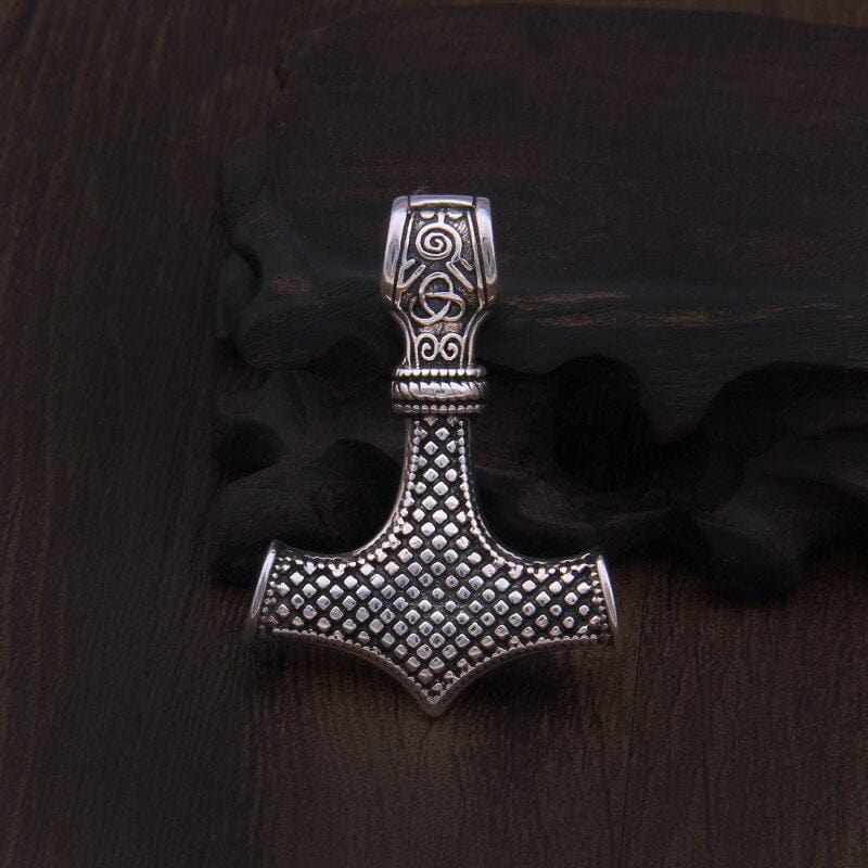 Sterling Silver 925 Pendant - Mjolnir