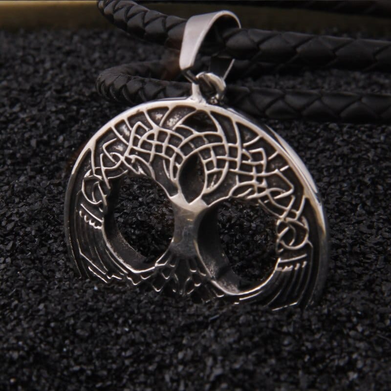 Sterling Silver 925 Pendant - Yggdrasil