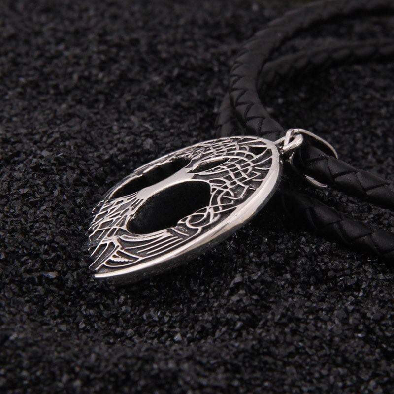 Sterling Silver 925 Pendant - Yggdrasil
