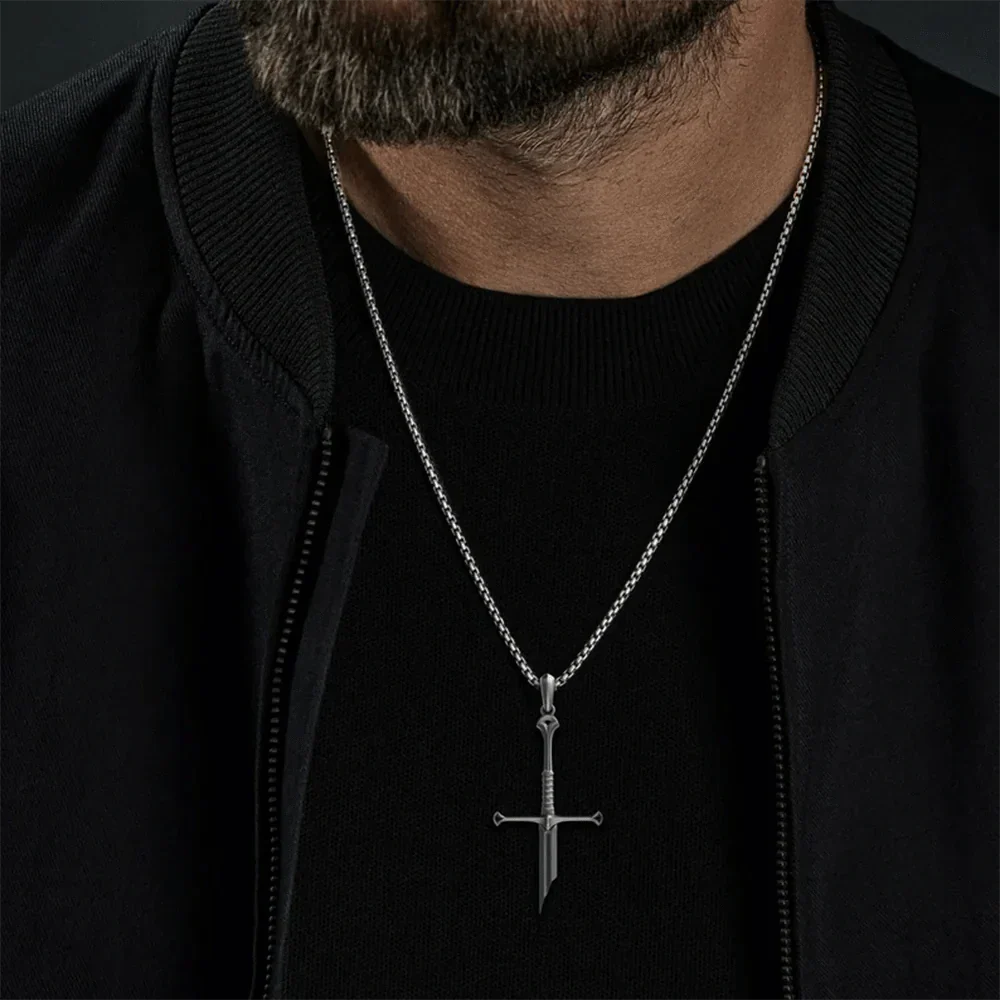 Viking necklace the conqueror's sword