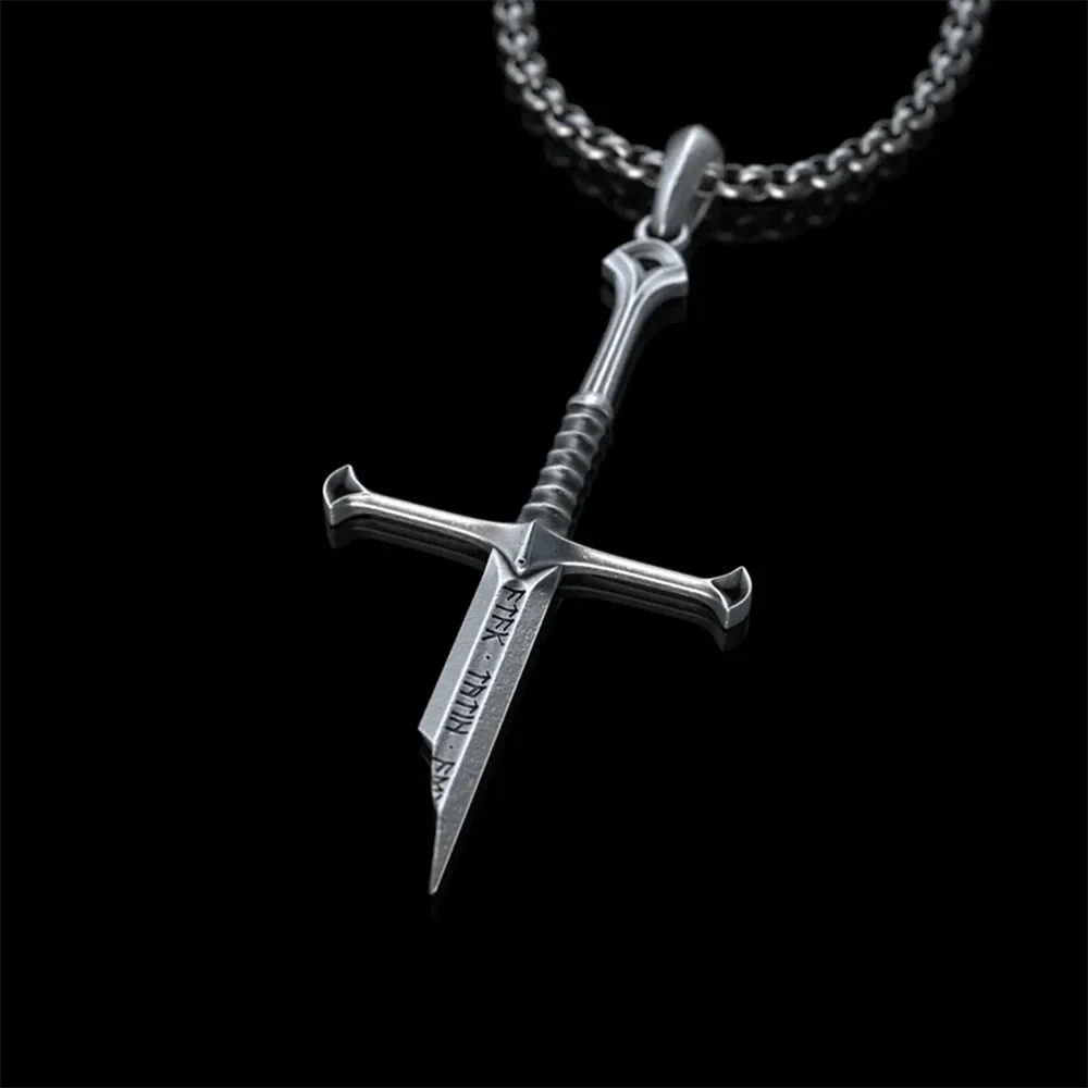 Viking necklace the conqueror's sword