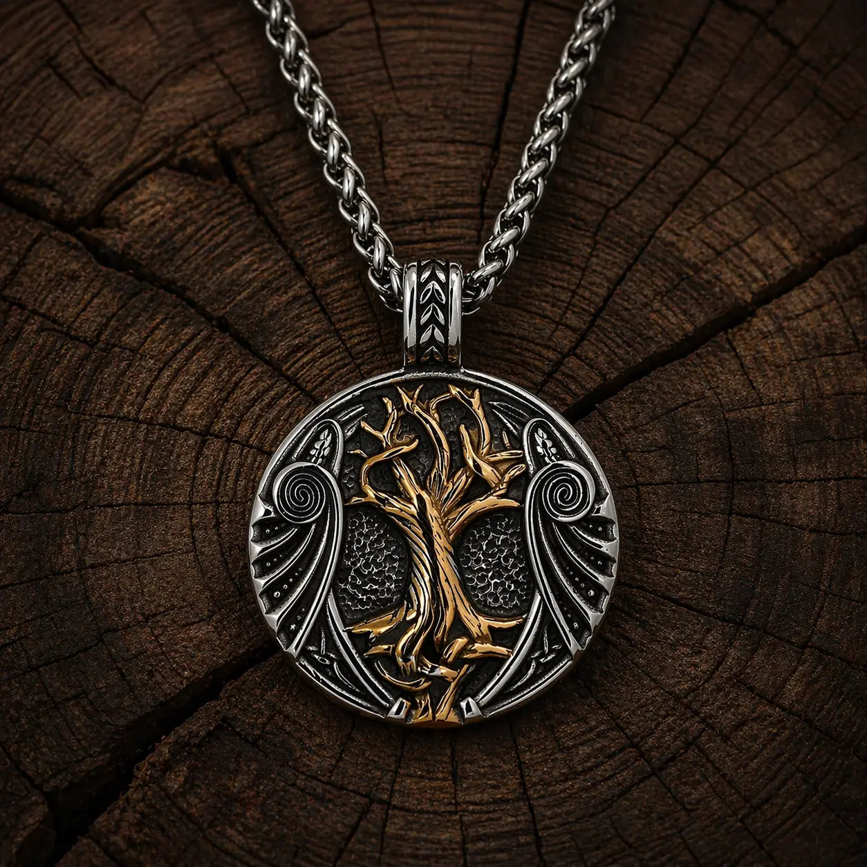 Viking Necklace "Pendant of the World Tree"