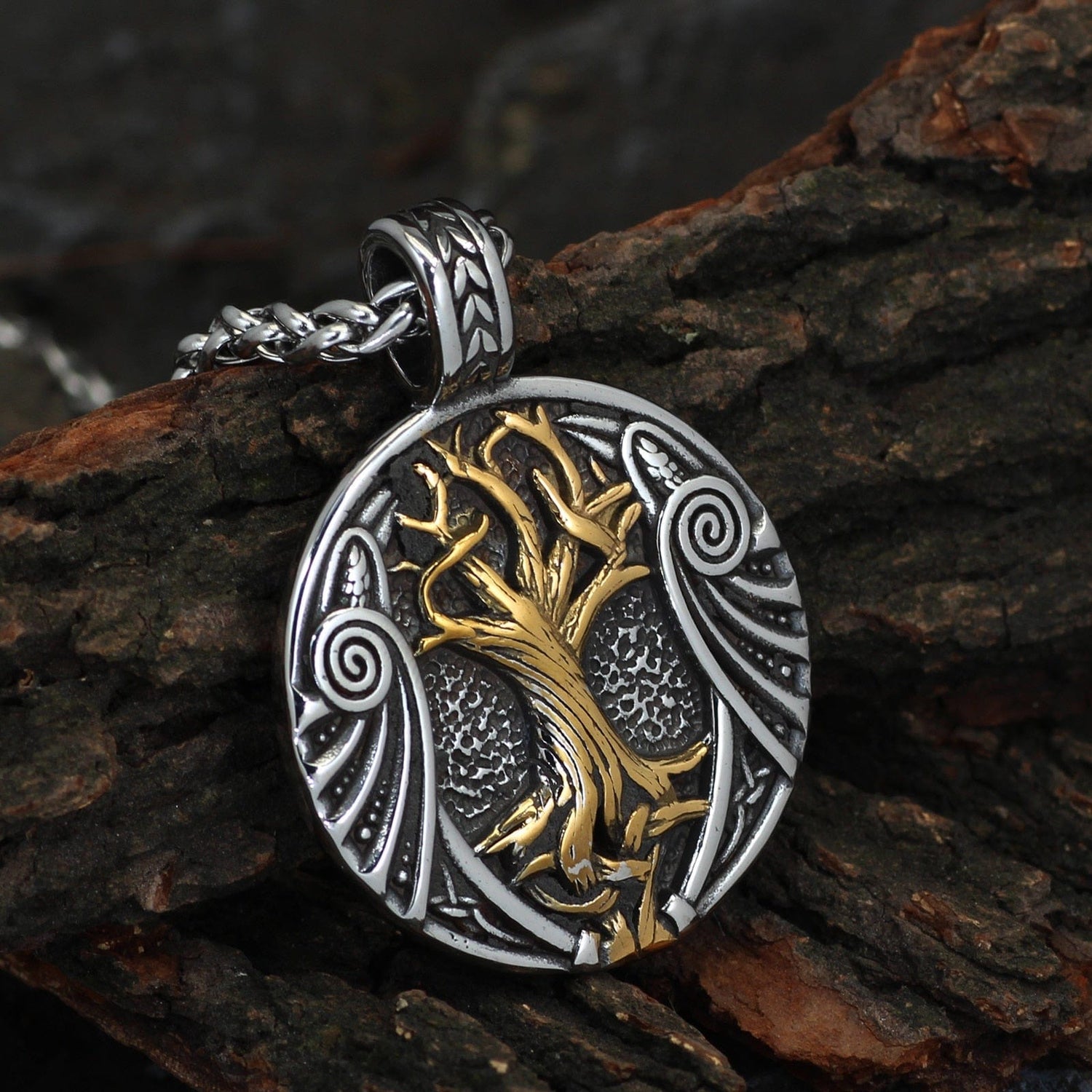 Viking Necklace "Pendant of the World Tree"