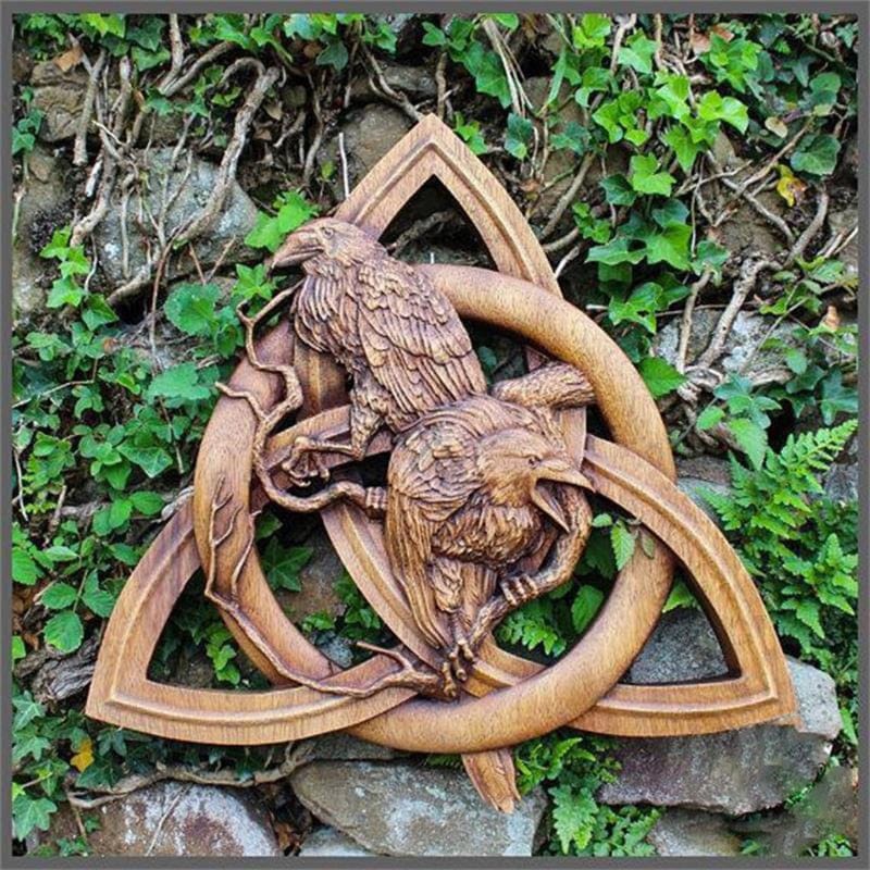 Wall Decoration Hugin and Munin