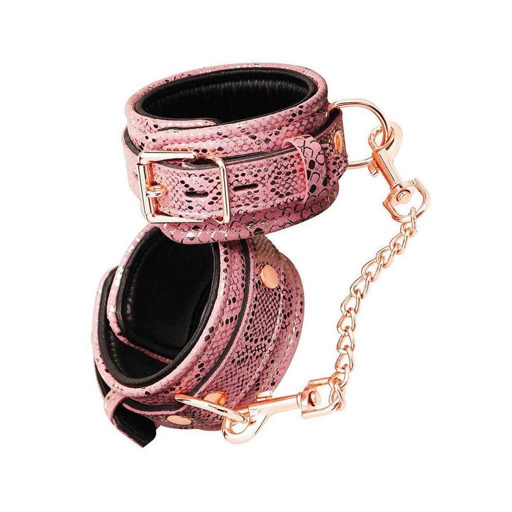 TETHER Wrist Cuffs — Rose Gold Snake