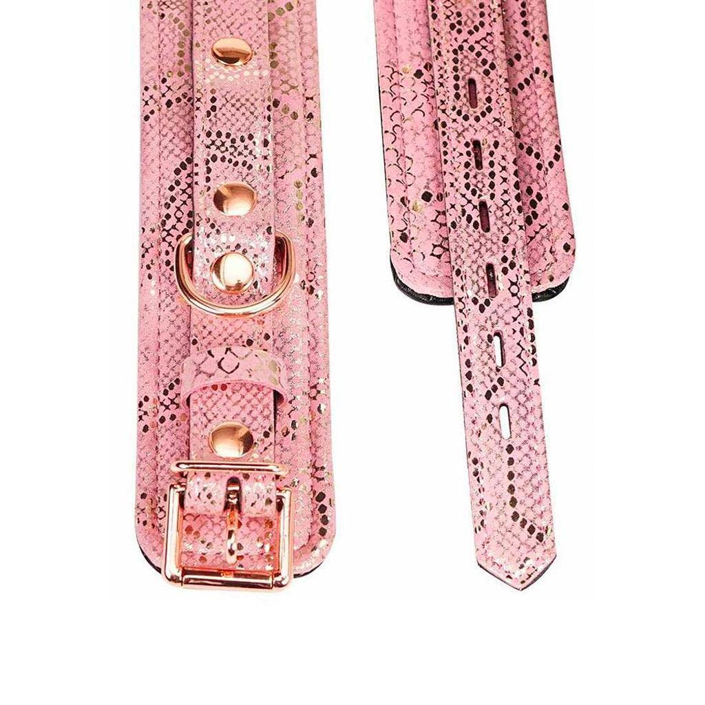 TETHER Wrist Cuffs — Rose Gold Snake