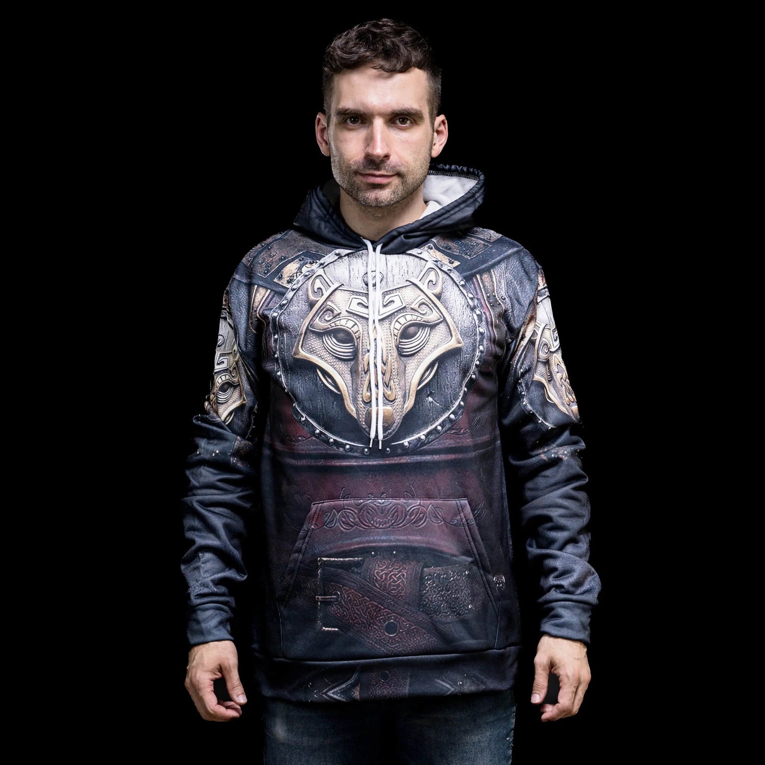 Viking Hoodie "Fenrir, the Bronze Equipment"
