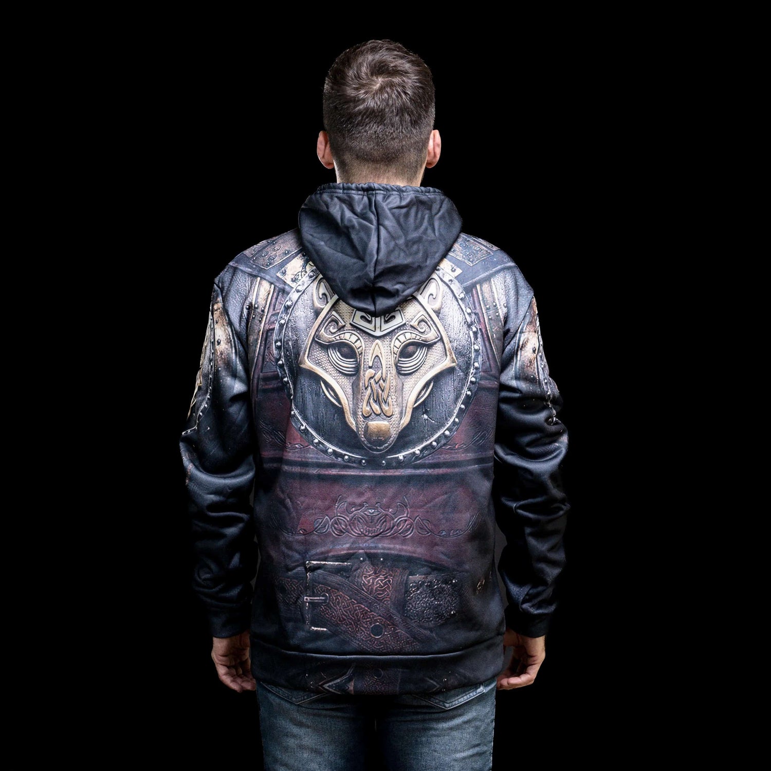 Viking Hoodie "Fenrir, the Bronze Equipment"
