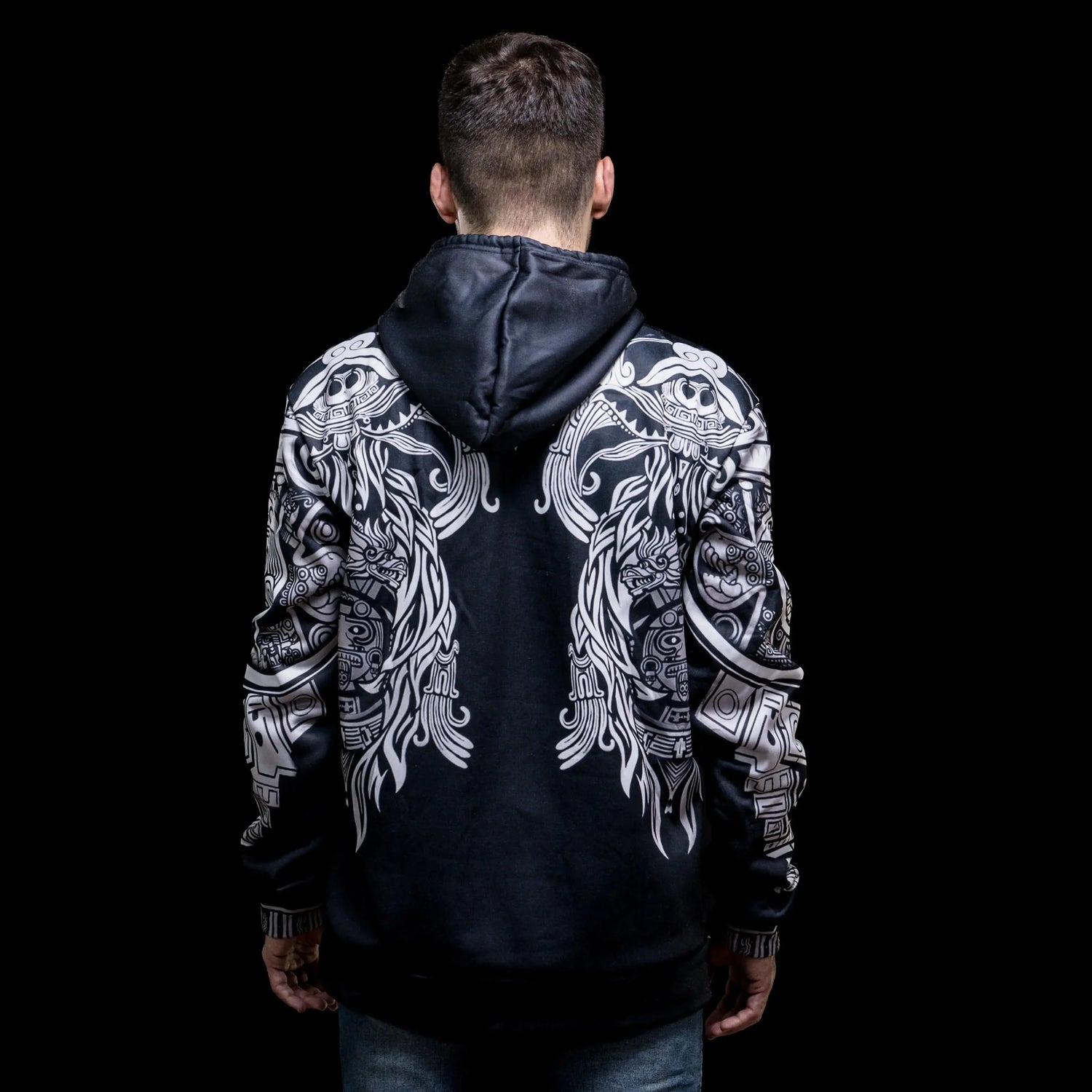 Viking Hoodie "New Visions of Huginn and Muninn"