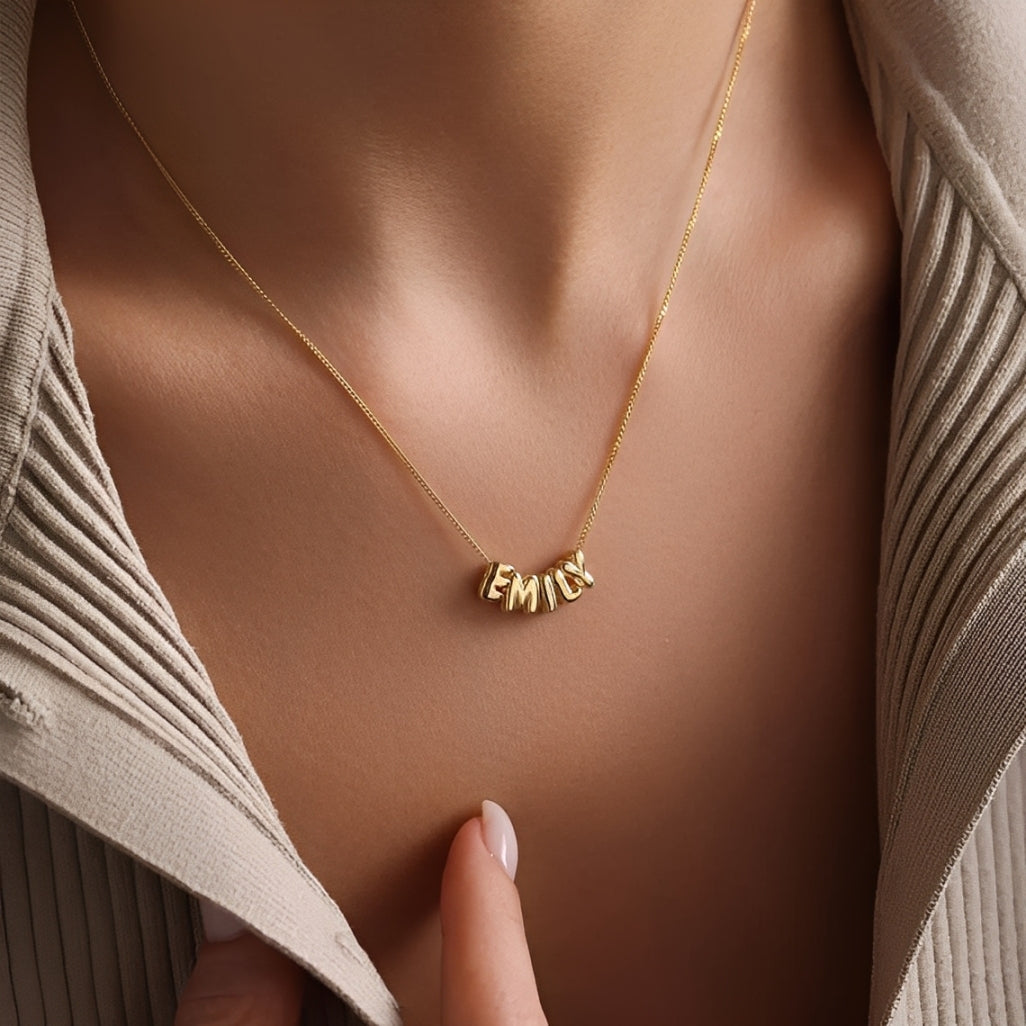 Keepsake Name Bubble Necklace