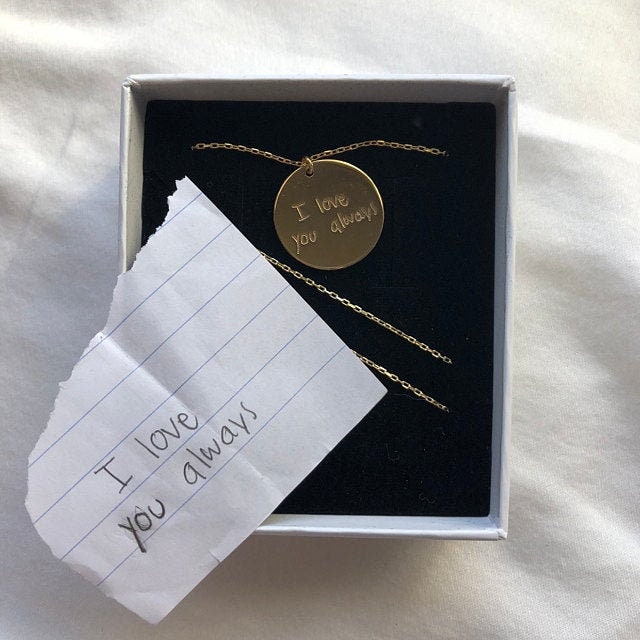 The Childhood Archive | Bespoke Hand-Drawn Signature Necklace