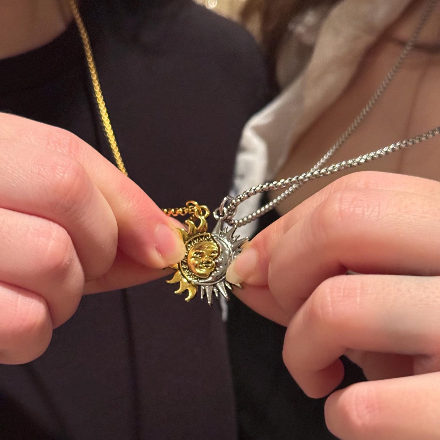 Sun and Moon Eclipse Promise Necklace｜Earrings