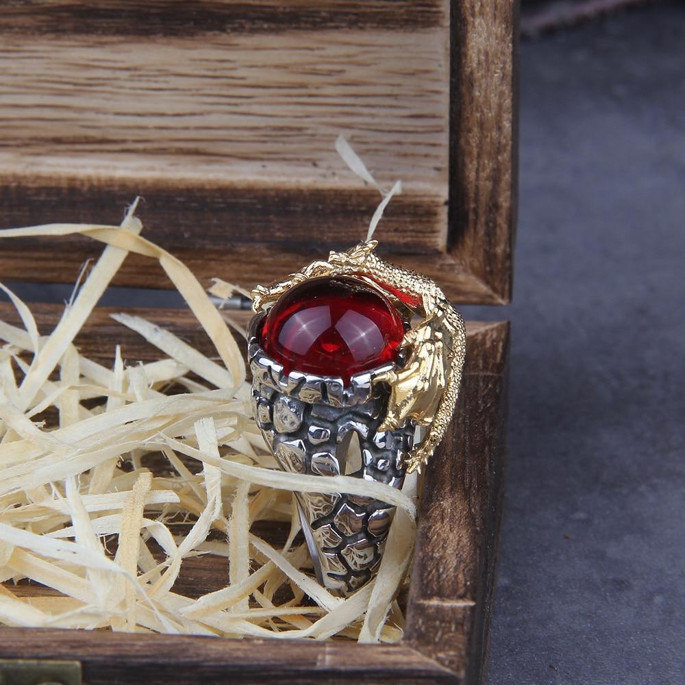 Viking Guardian Dragon Ring