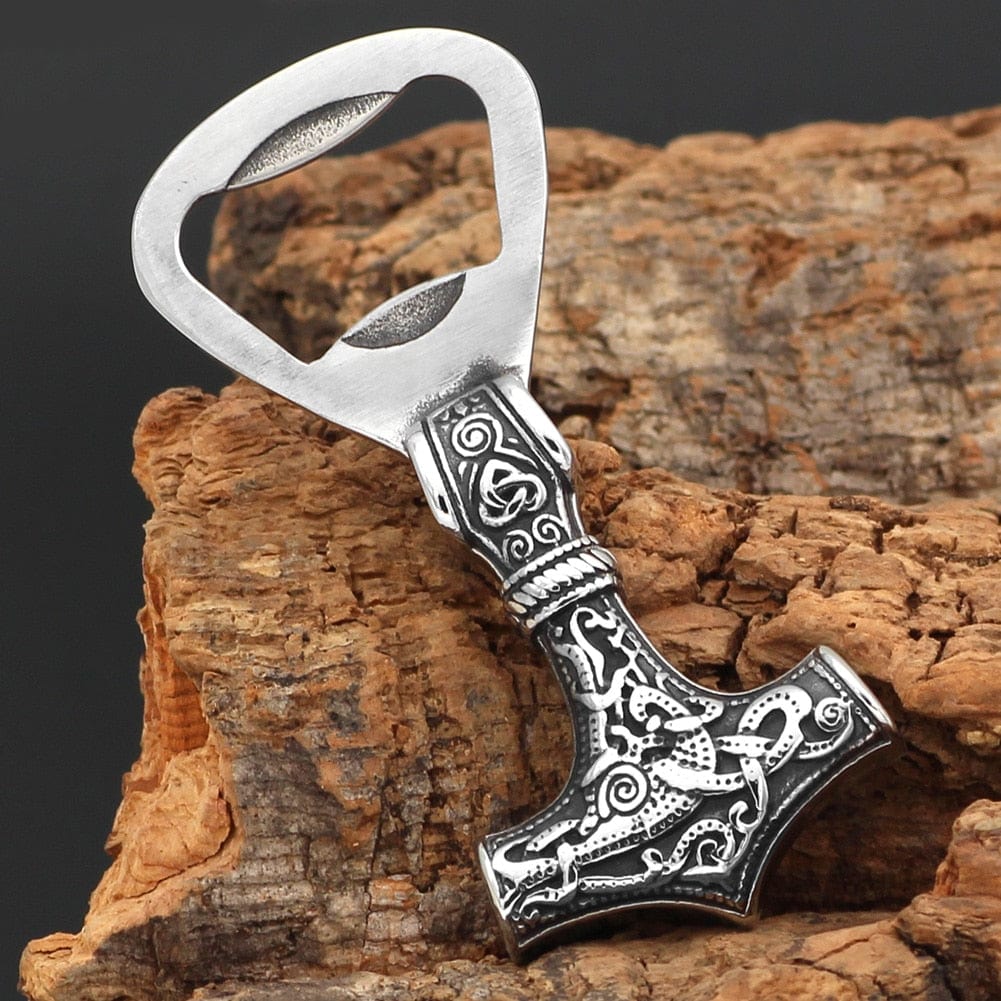 Mjolnir Bottle Opener - Stainless Steel