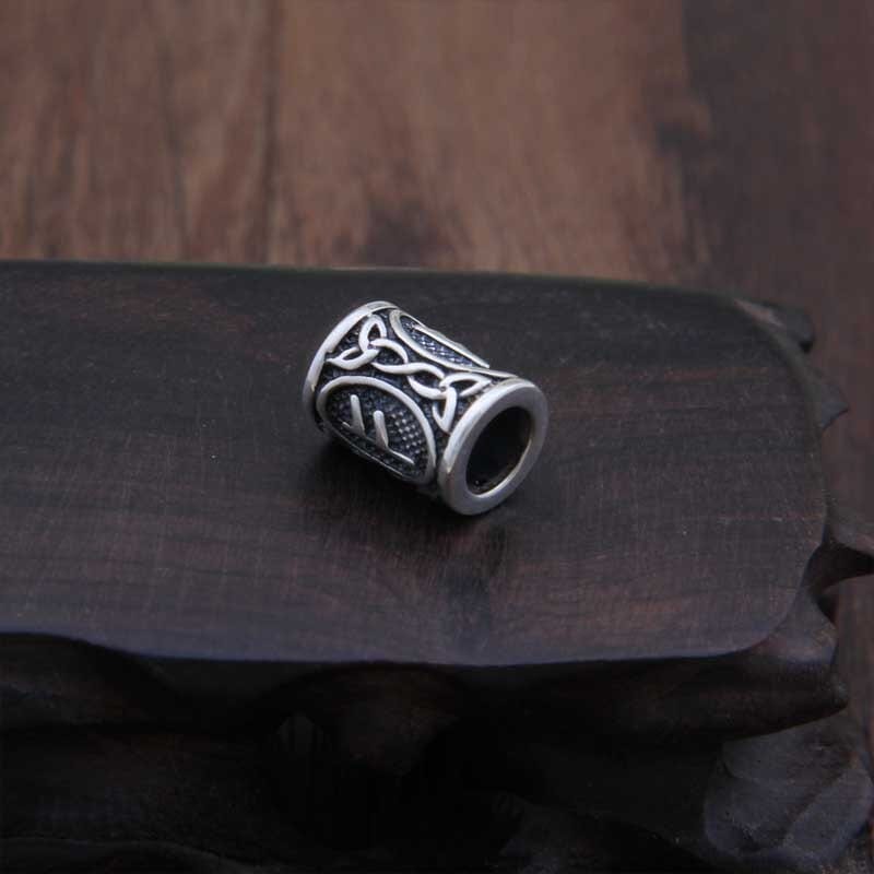 Viking Beard Beads in 925 Sterling Silver – Runes Collection