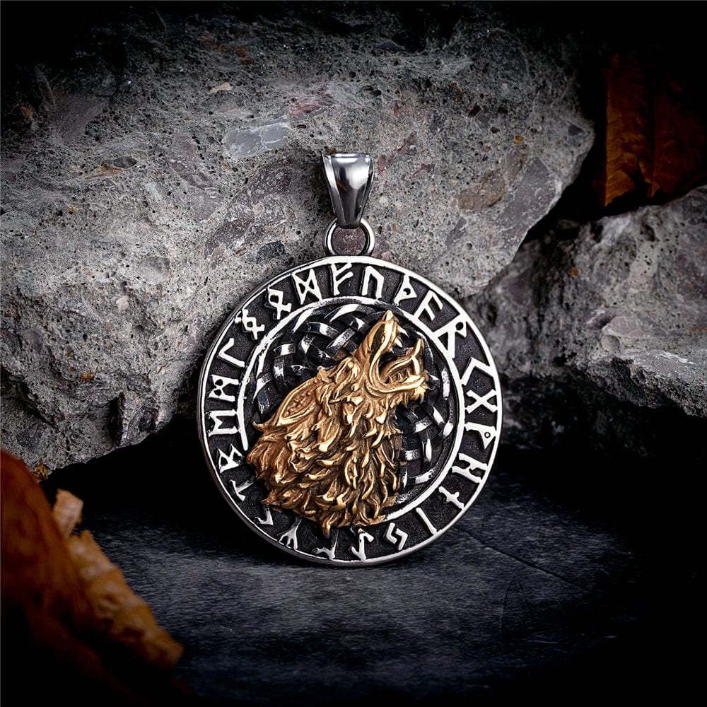 Fenrir's Roar Gold Keychain