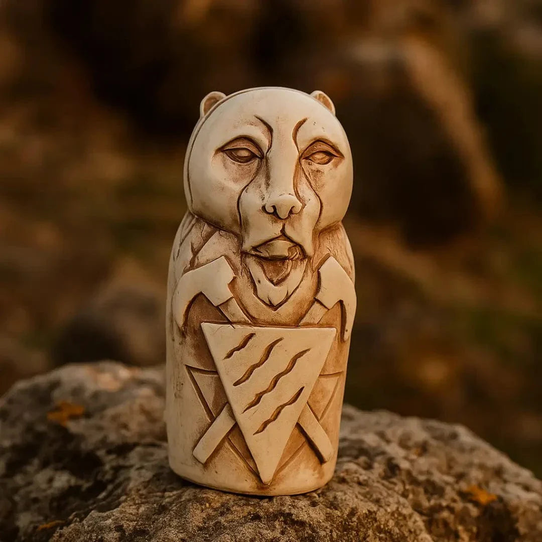 Nordic bear statuette