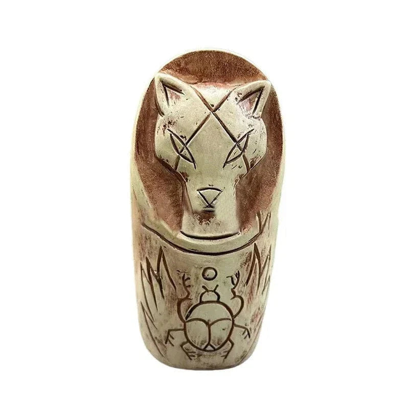 Nordic wolf statuette